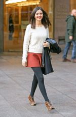 VICTORIA JUSTICE Outside SiriusXM Studios in New York 1601