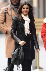 VICTORIA JUSTICE Outside SiriusXM Studios in New York 1601