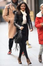 VICTORIA JUSTICE Outside SiriusXM Studios in New York 1601