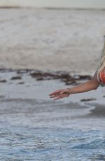VICTORIA SILVSTEDT in Bikini on the Beach in St. Barths 0101