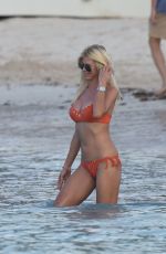 VICTORIA SILVSTEDT in Bikini on the Beach in St. Barths 0101