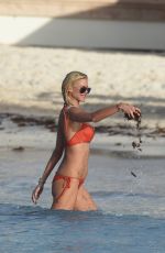 VICTORIA SILVSTEDT in Bikini on the Beach in St. Barths 0101