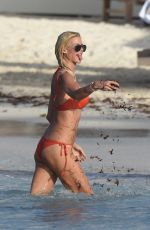 VICTORIA SILVSTEDT in Bikini on the Beach in St. Barths 0101