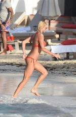 VICTORIA SILVSTEDT in Bikini on the Beach in St. Barths 0101