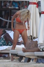 VICTORIA SILVSTEDT in Bikini on the Beach in St. Barths 0101