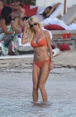 VICTORIA SILVSTEDT in Bikini on the Beach in St. Barths 0101