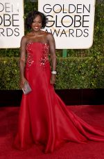 VIOLA DAVIS at 2015 Golden Globe Awards in Beverly Hills