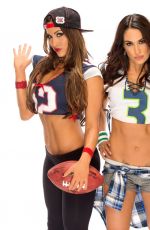 WWE NIKKI and BRIE BELLA - Bella Bowl VI Photoshoot