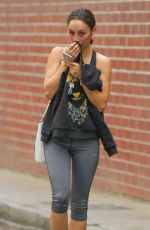 XARA SANTANA Leaves Tracy Anderson Studios in Studio City