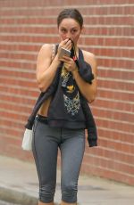 XARA SANTANA Leaves Tracy Anderson Studios in Studio City