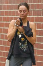 XARA SANTANA Leaves Tracy Anderson Studios in Studio City