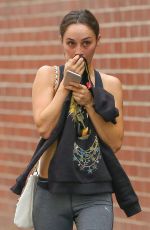 XARA SANTANA Leaves Tracy Anderson Studios in Studio City