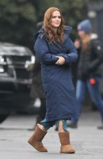 ZOEY DEUTCH on the Set of Dirty Grandpa in Atlanta