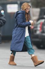 ZOEY DEUTCH on the Set of Dirty Grandpa in Atlanta