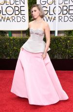 ZOSIA MAMET at 2015 Golden Globe Awards in Beverly Hills