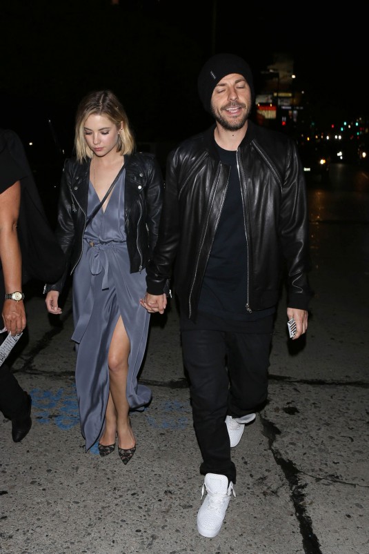 ASHLEY BENSON and Ryan Good Leaves a Grammy After Party