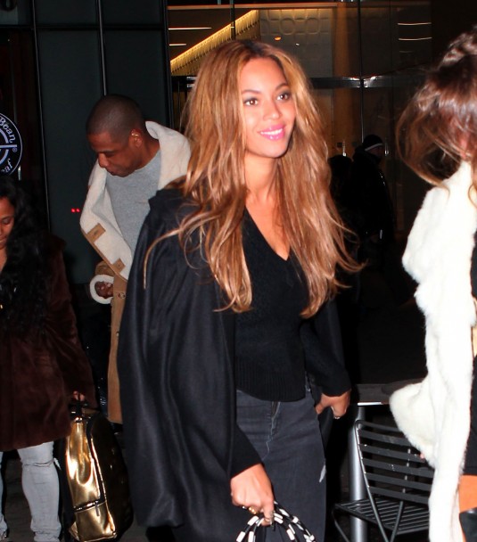 BEYONCE Out and About in New York