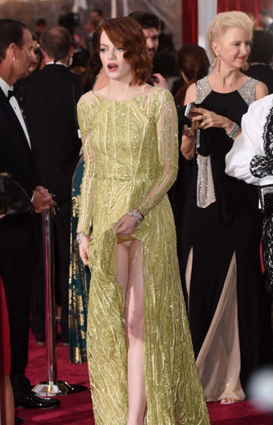 EMMA STONE at 87th Annual Academy Awards at the Dolby Theatre in Hollywood