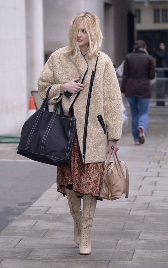 FEARNE COTTON Out in London