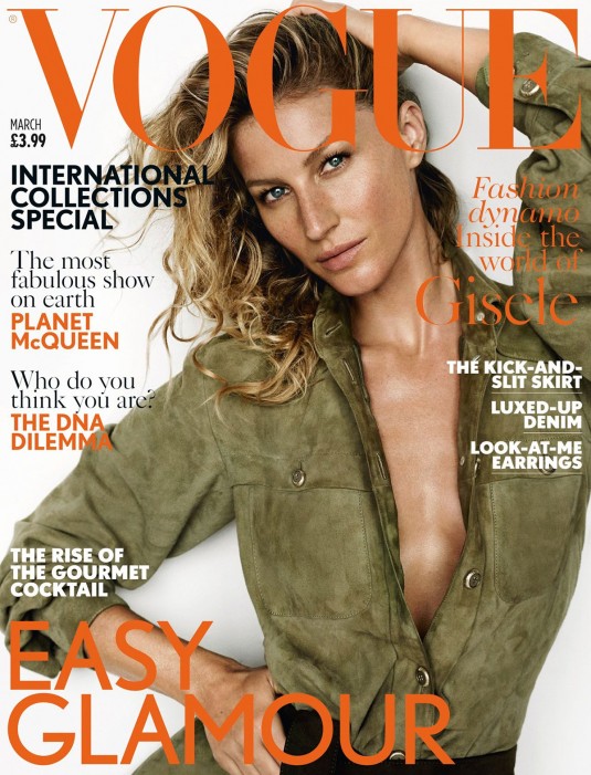 GISELE BUNDCHEN in Vogue Magazine, March 2015 Issue