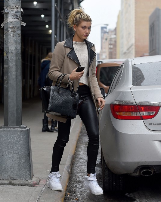 HAILEY BALDWIN Out in New York