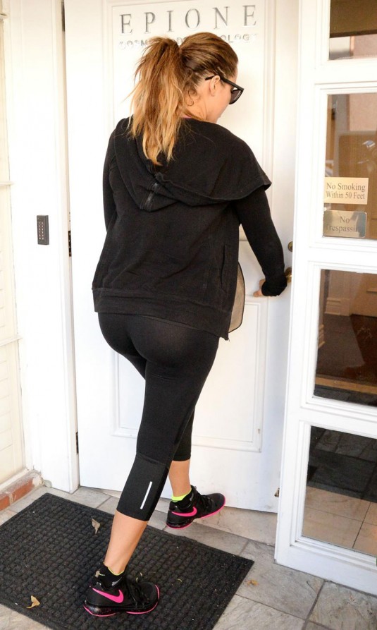 KHLOE KARDASHIAN at Epione Cosmetic Laser Center