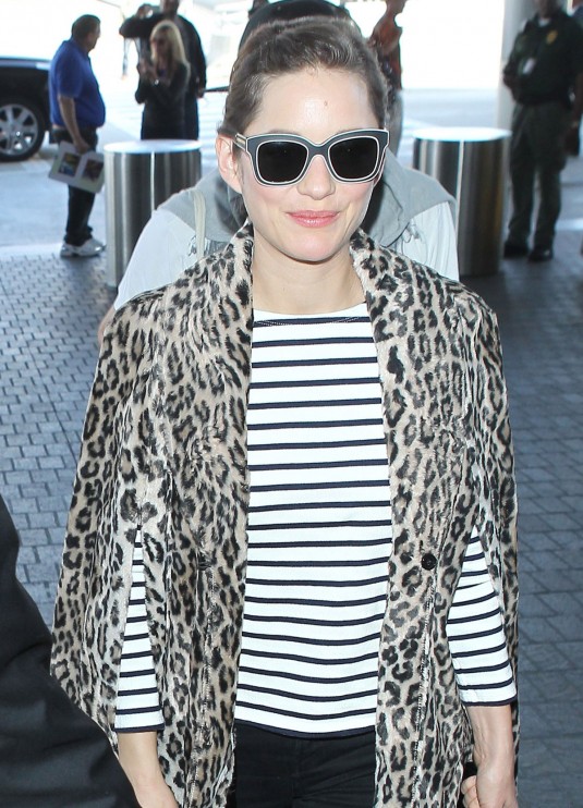 MARION COTILLARD at LAX Airport