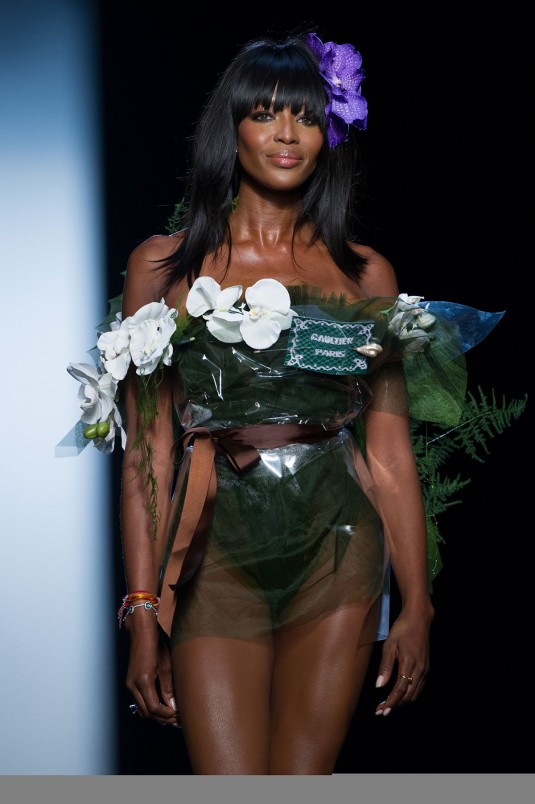 NAOMI CAMPBELL at Jean-Paul Gaultier Fashion Show