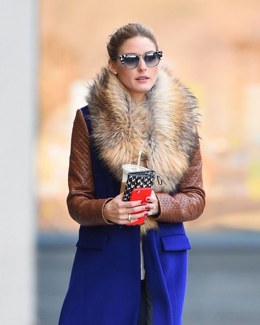 OLIVIA PALERMO Out in New York