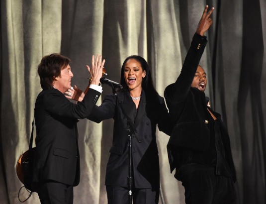 RIHANNA, Kanye West and Paul McCartney