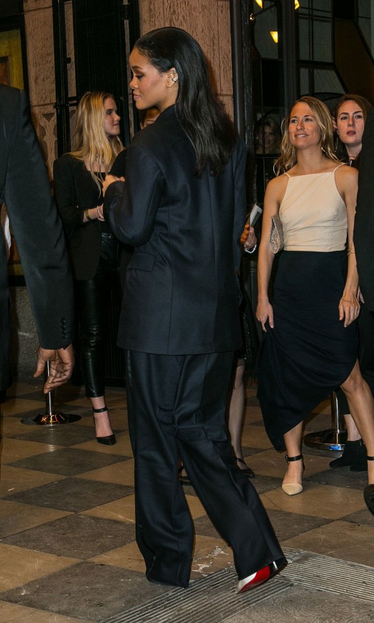 RIHANNA Leaves Universal Music Group Grammy After Party in Los Angeles