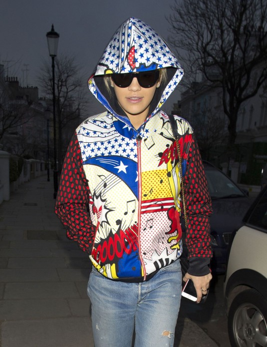 RITA ORA Arrives at Heathrow Airport