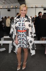 ABBIE CORNISH at Tanya Taylor Fashion Show in New York