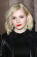 ABIGAIL BRESLIN at Zac Posen Fashion Show in New York