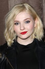ABIGAIL BRESLIN at Zac Posen Fashion Show in New York