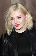 ABIGAIL BRESLIN at Zac Posen Fashion Show in New York