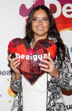 ADRIANA LIMA at Desigual Fall 2015 Fashion Show in New York