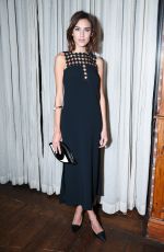 ALEXA CHUNG at Fashion Week Celebration at Locanda Verde in New York