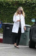 ALI LARTER Leaves Walther School in West Hollywood