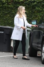 ALI LARTER Leaves Walther School in West Hollywood
