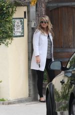 ALI LARTER Leaves Walther School in West Hollywood