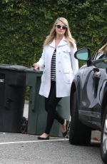 ALI LARTER Leaves Walther School in West Hollywood