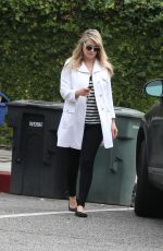 ALI LARTER Leaves Walther School in West Hollywood