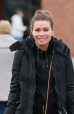 ALISON KING in Leggings Out Shopping in Cheshire