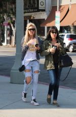 AMANDA BYNES in Ripped Jeans Out and About in West Hollywood