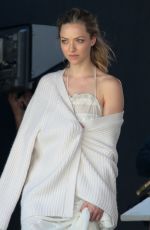 AMANDA SEYFRIED in Swimsuit on the Set of a Photoshoot in Miami