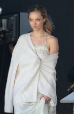 AMANDA SEYFRIED in Swimsuit on the Set of a Photoshoot in Miami