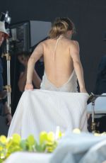 AMANDA SEYFRIED in Swimsuit on the Set of a Photoshoot in Miami