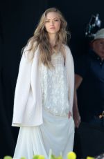 AMANDA SEYFRIED in Swimsuit on the Set of a Photoshoot in Miami