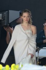 AMANDA SEYFRIED in Swimsuit on the Set of a Photoshoot in Miami
